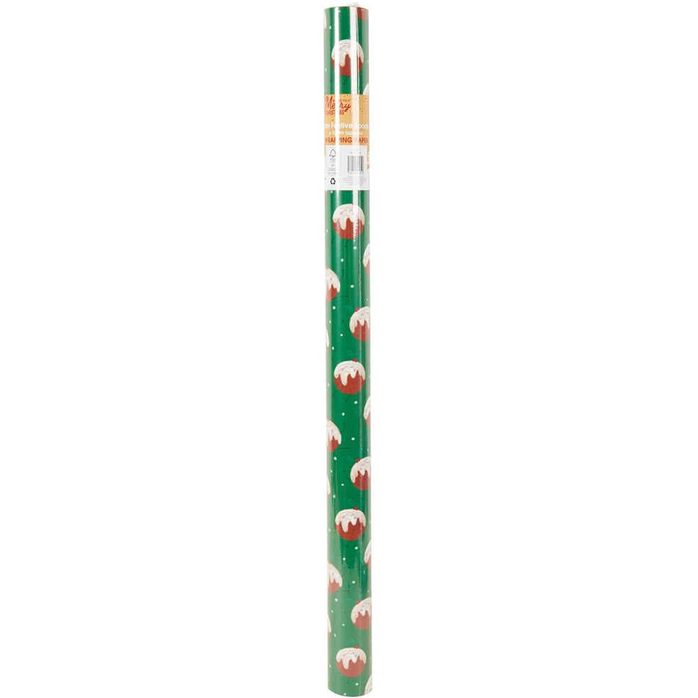 Festive Food Gift Wrap 8m Image 6