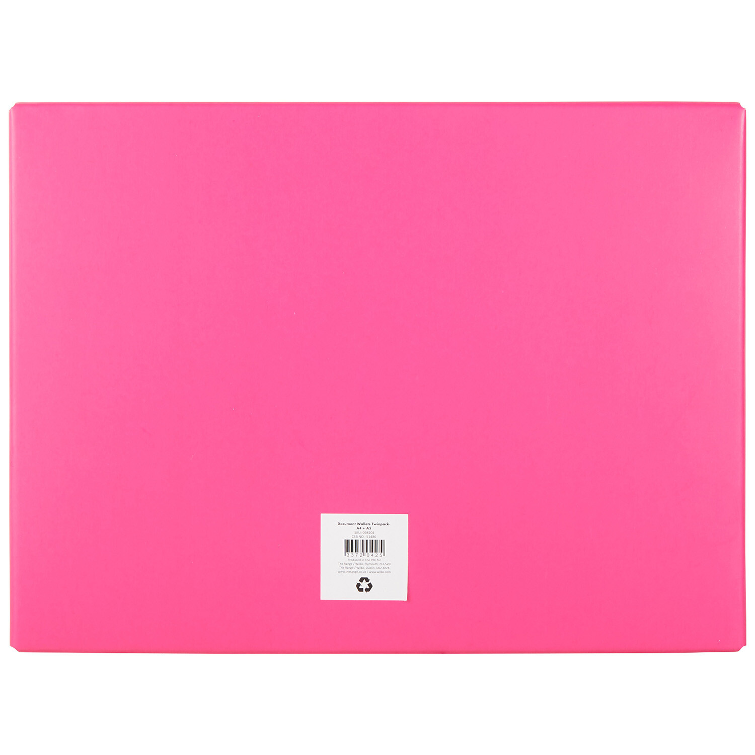 Pack of 2 Document Wallet A4 and A5 - Pink Image 4