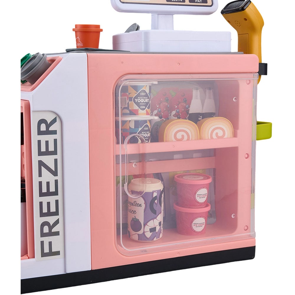 H&O Direct Kids 46 Piece Mini Supermarket Playset Image 4