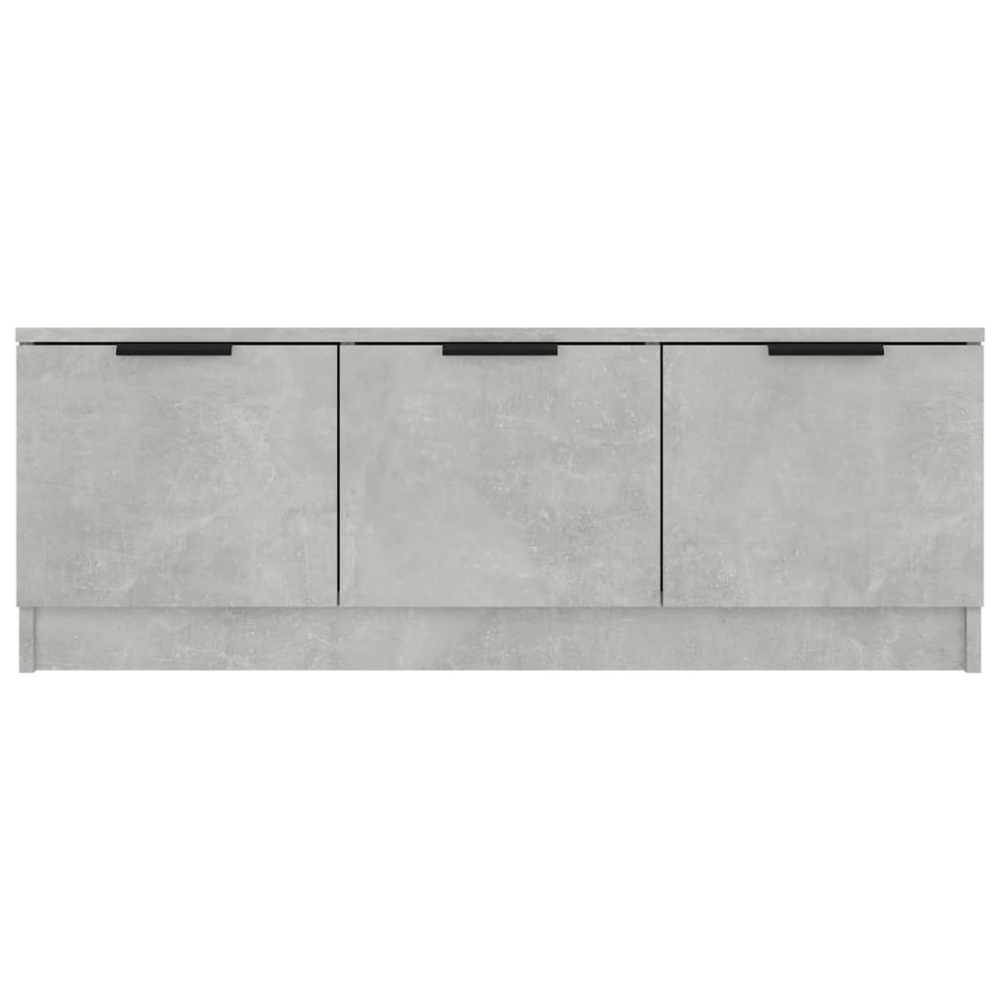 vidaXL 3 Door Concrete Grey TV Cabinet Image 3