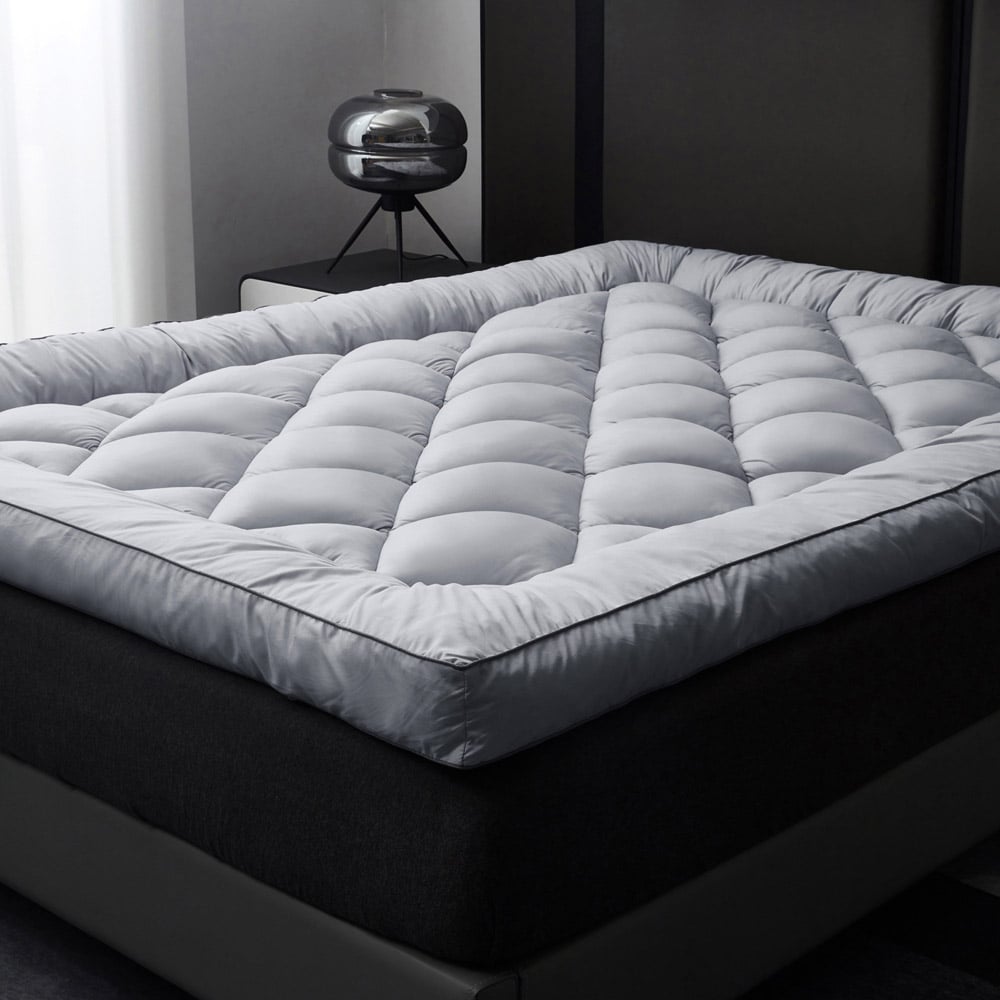 Ezysleep Double Shredded Memory Foam Mattress Topper 4 inch Image 5