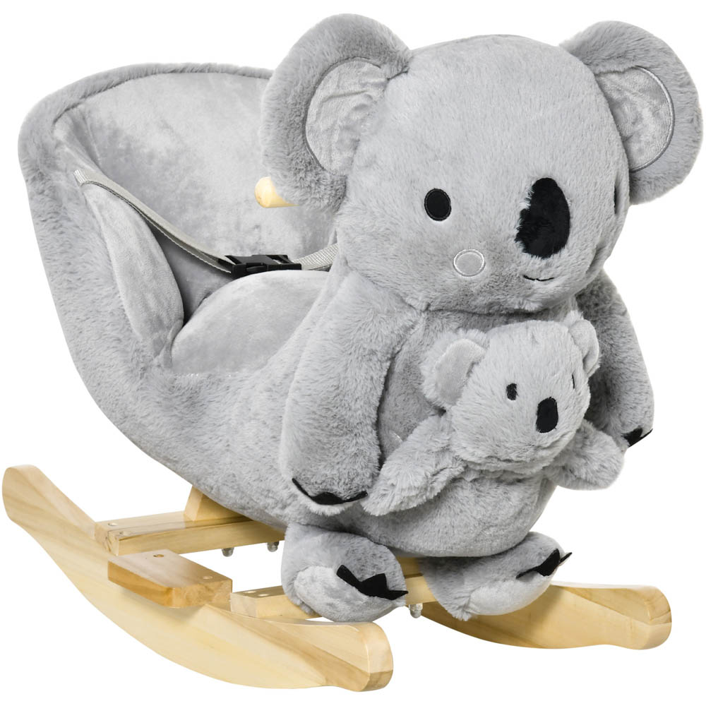 Tommy Toys Baby Rocking Horse Koala Ride On Grey Image 1