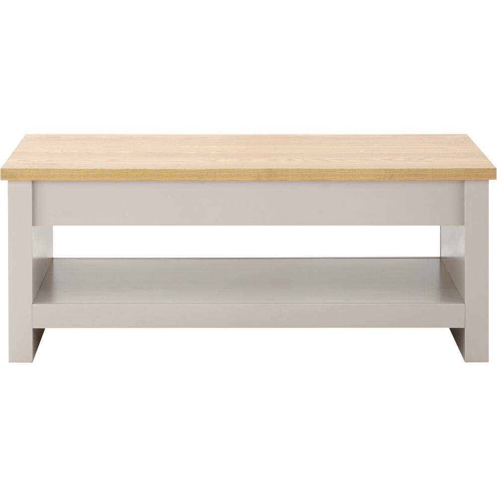 GFW Lancaster Grey Lift Up Coffee Table Image 2