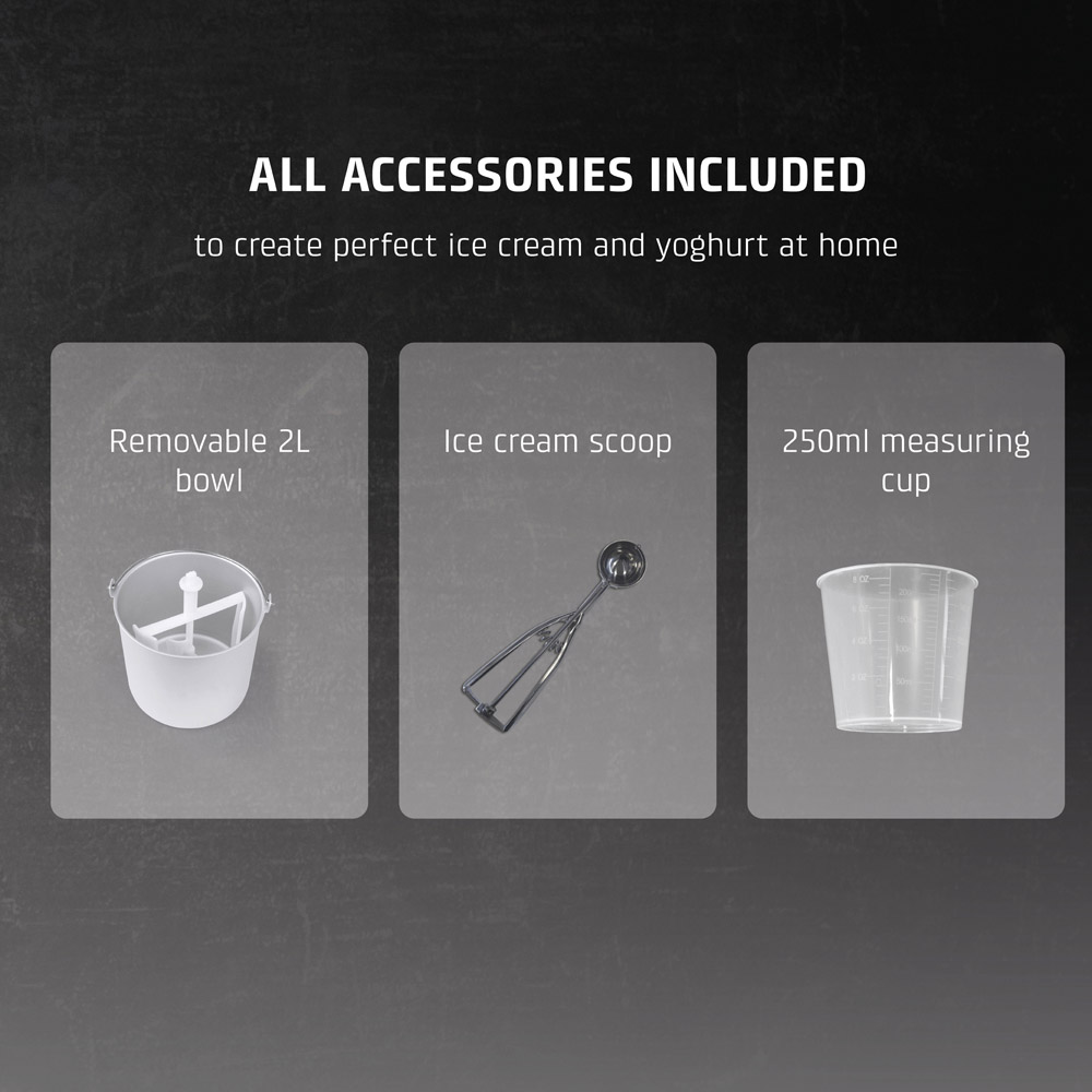 CASO Design IceCreamer 03298 5-in-1 Ice Cream and Yoghurt Maker 180W Image 9