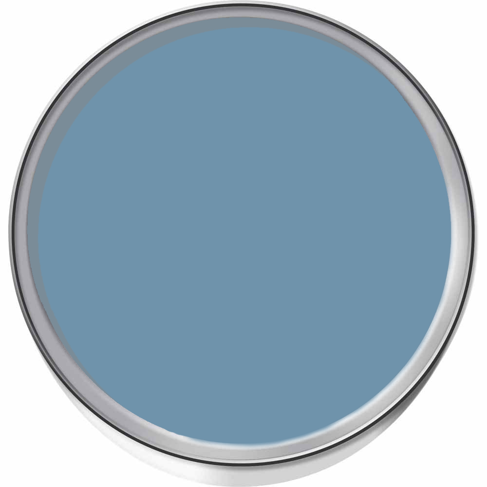 Dulux Heritage Walls and Ceilings Boathouse Blue Velvet Matt Emulsion Paint 1L Image 3