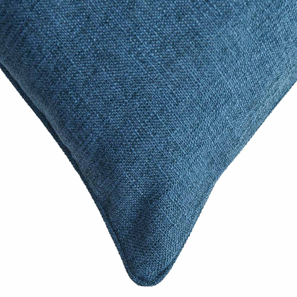 Wilko Teal Faux Linen Cushion 55 x 55cm Image 2
