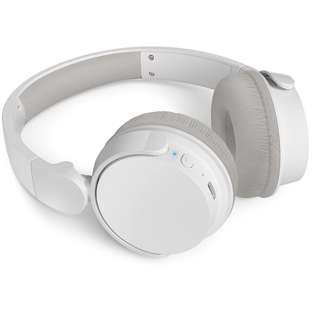 Philips TAH3209 White Passive Noise Isolation Lightweight On-Ear Wireless BT Headphones Image 3
