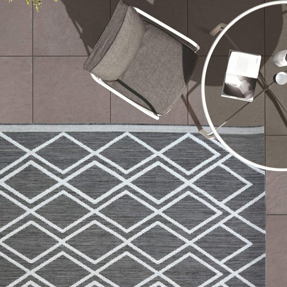 Homemaker County Diamonds Silver Rug 120 x 170cm Image 3