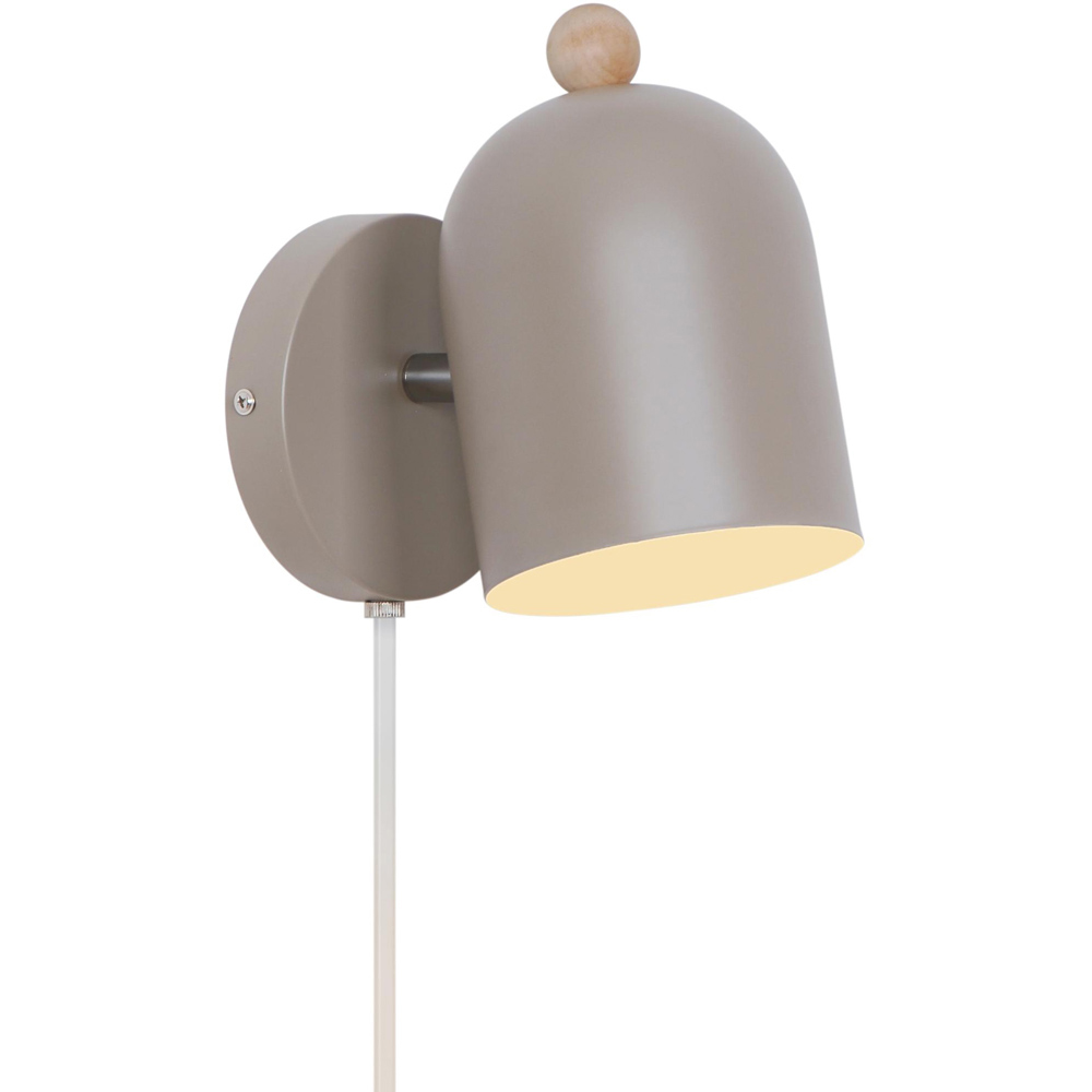 Nordlux Gaston Light Brown Adjustable Wall Light Image 1