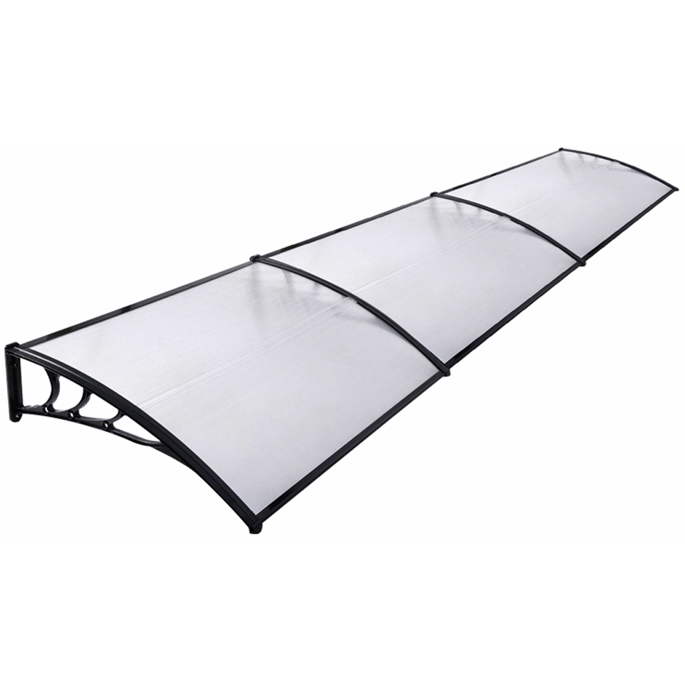 Living and Home Window Door Awning Canopy with Brackets 270cm Image 3