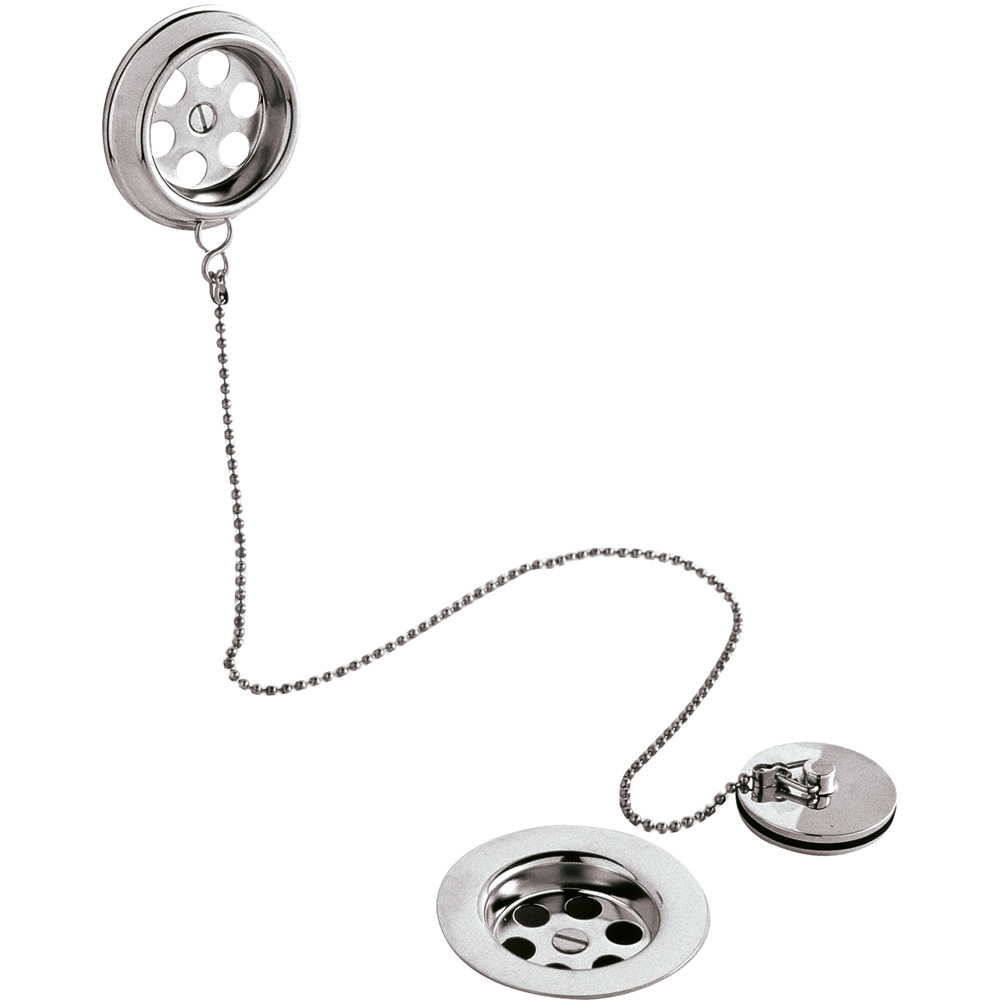nuie Plug and Chain Bath Waste 62mm Image 1