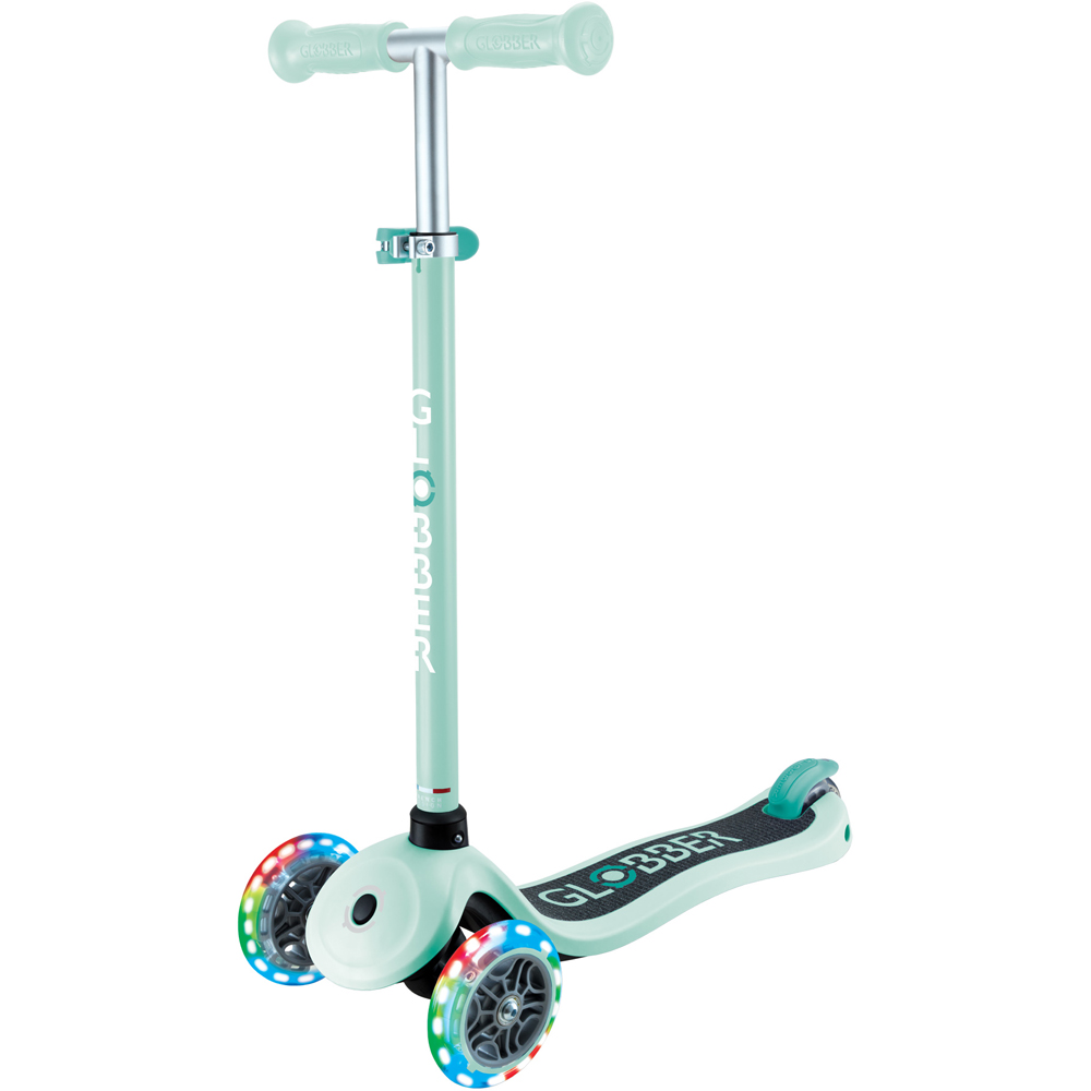 Globber Primo Mint Scooter with LED Light Image 1