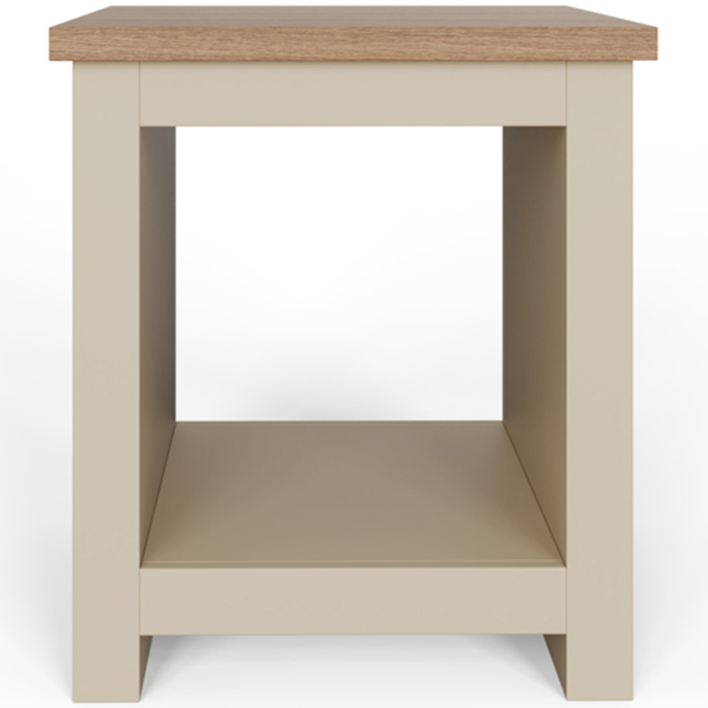 GFW Lancaster Cream Side Table Image 3