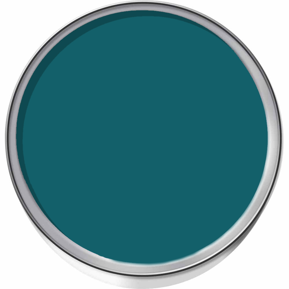 Wilko Bathroom Jaded Teal Mid Sheen Emulsion Paint 2.5L Image 3