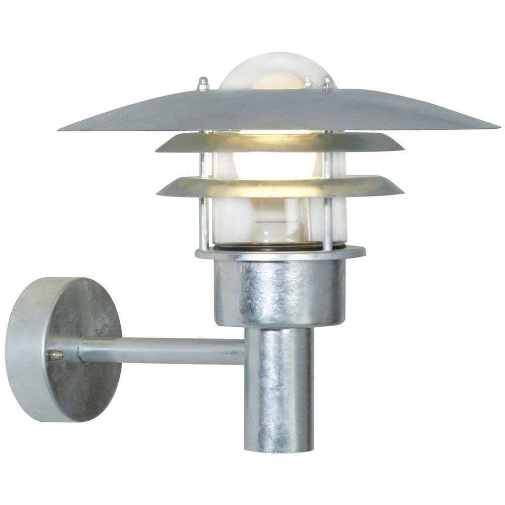 Nordlux Lonstrup 32 Galvanized Outdoor Wall Light Image 1