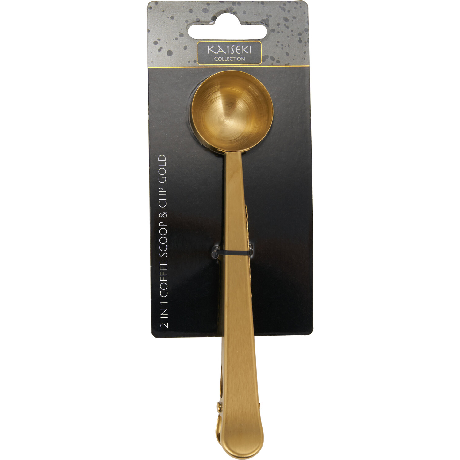 Kaiseki 2-in-1 Coffee Scoop and Clip - Gold Image 1