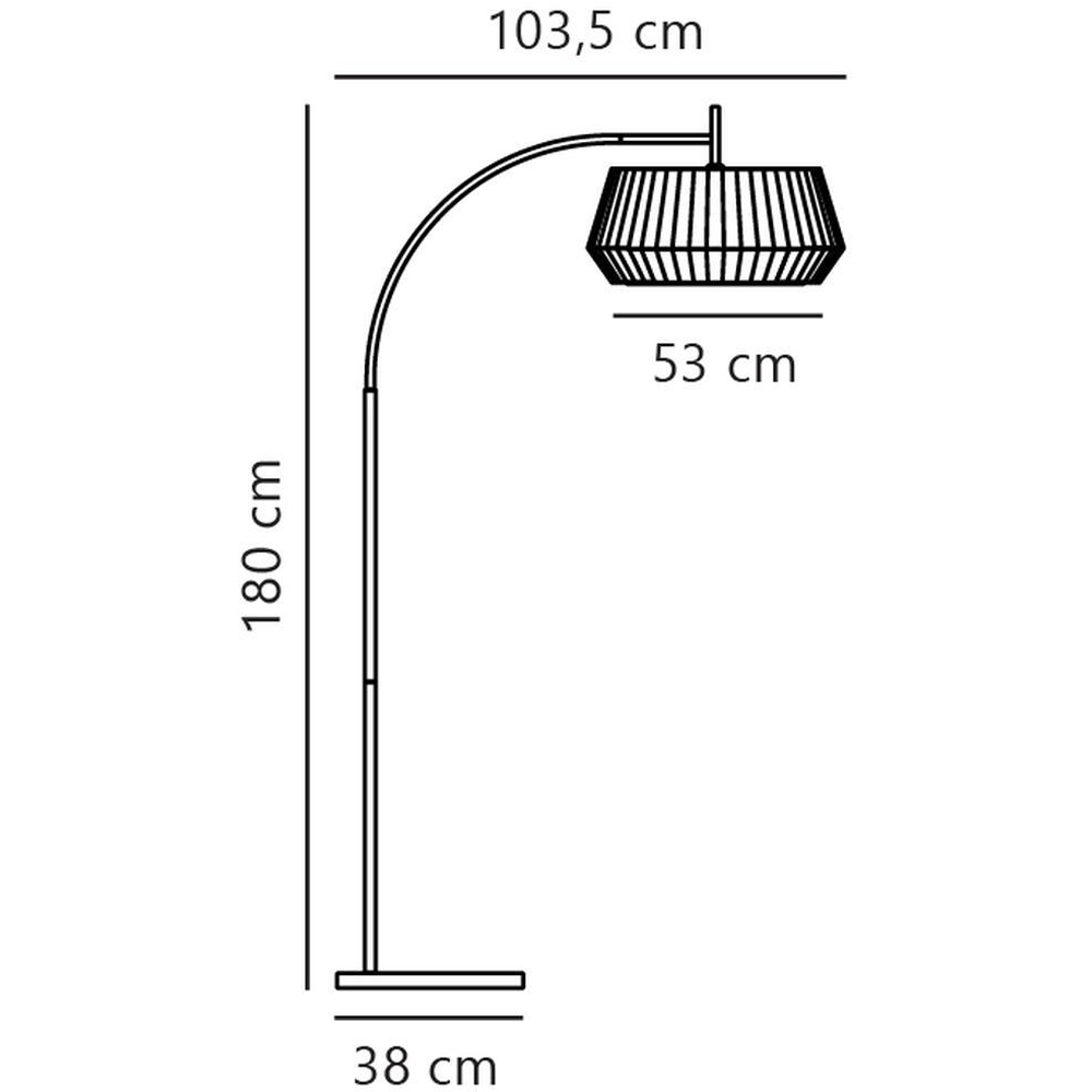 Nordlux Dicte E27 Beige Floor Lamp Image 5