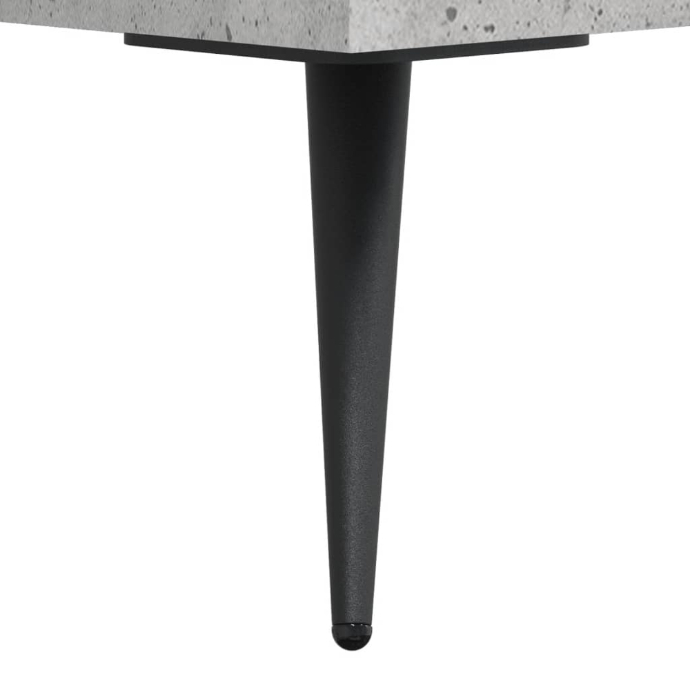vidaXL 6 Shelf Concrete Grey Highboard Image 8