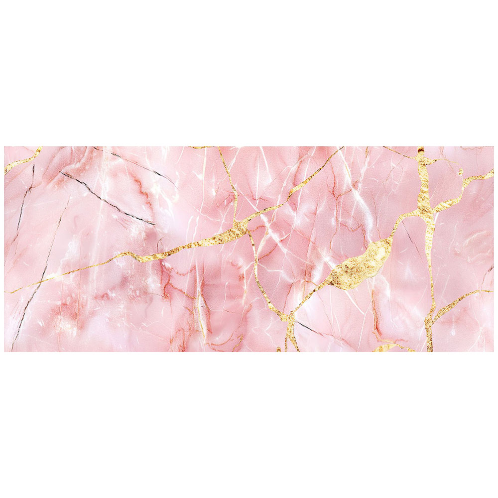 Warren Reed Designer Rose Marble Effect Bathroom Splashback 25 x 60cm Image 2