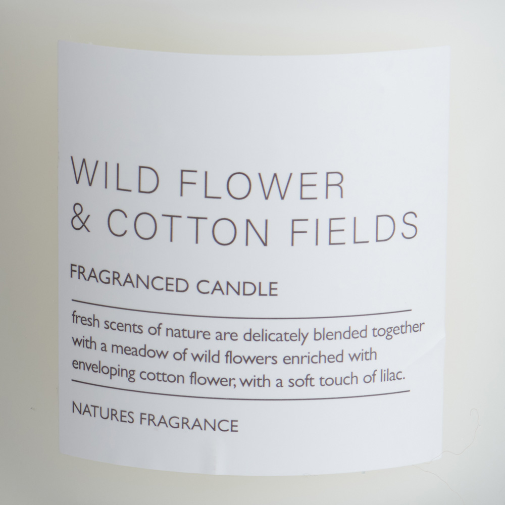 Nature's Fragrance Wildflower and Cotton Field Jar Candle Small Image 4