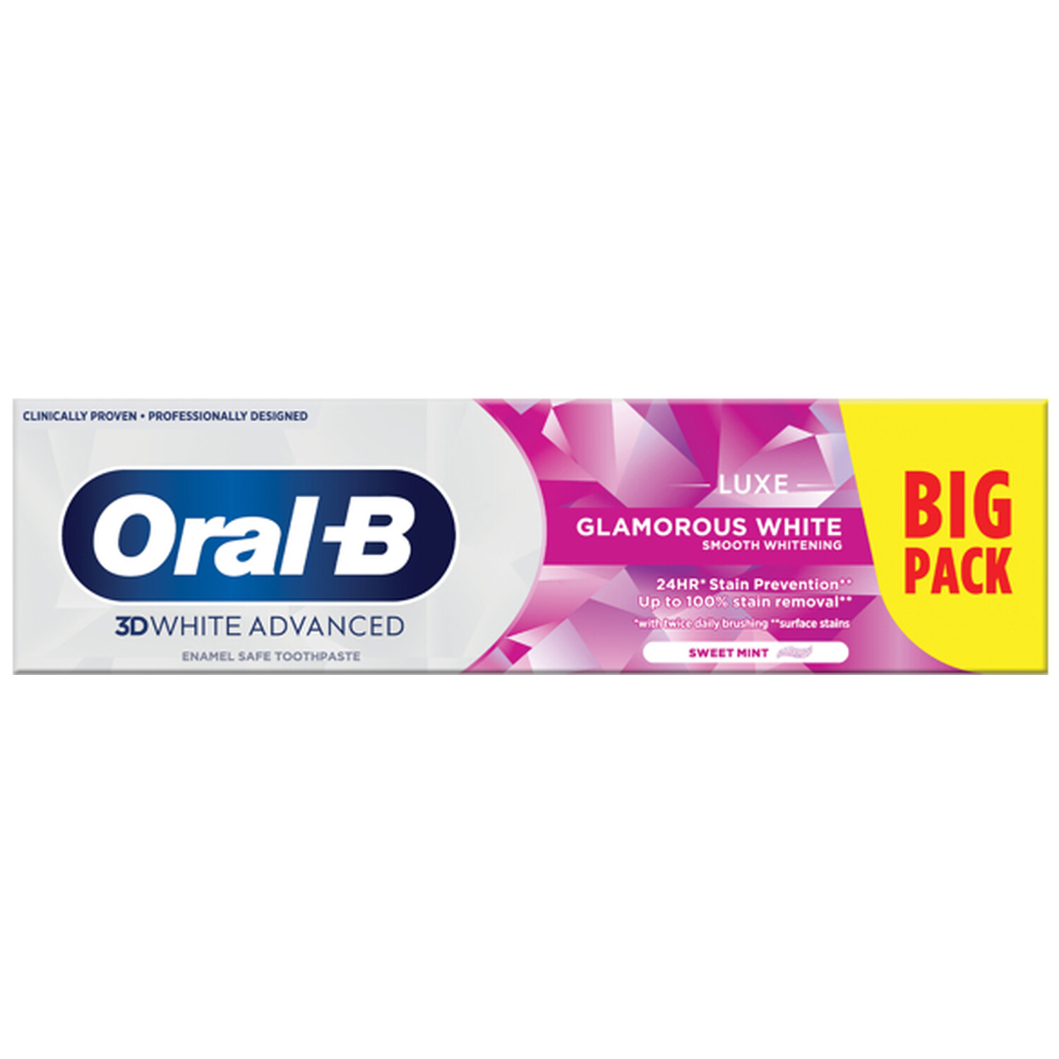 Oral-B Glamorous White Toothpaste - Pink Image
