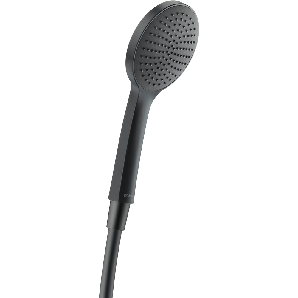 Duravit 1 Function Matt Black Hand Shower Image 3