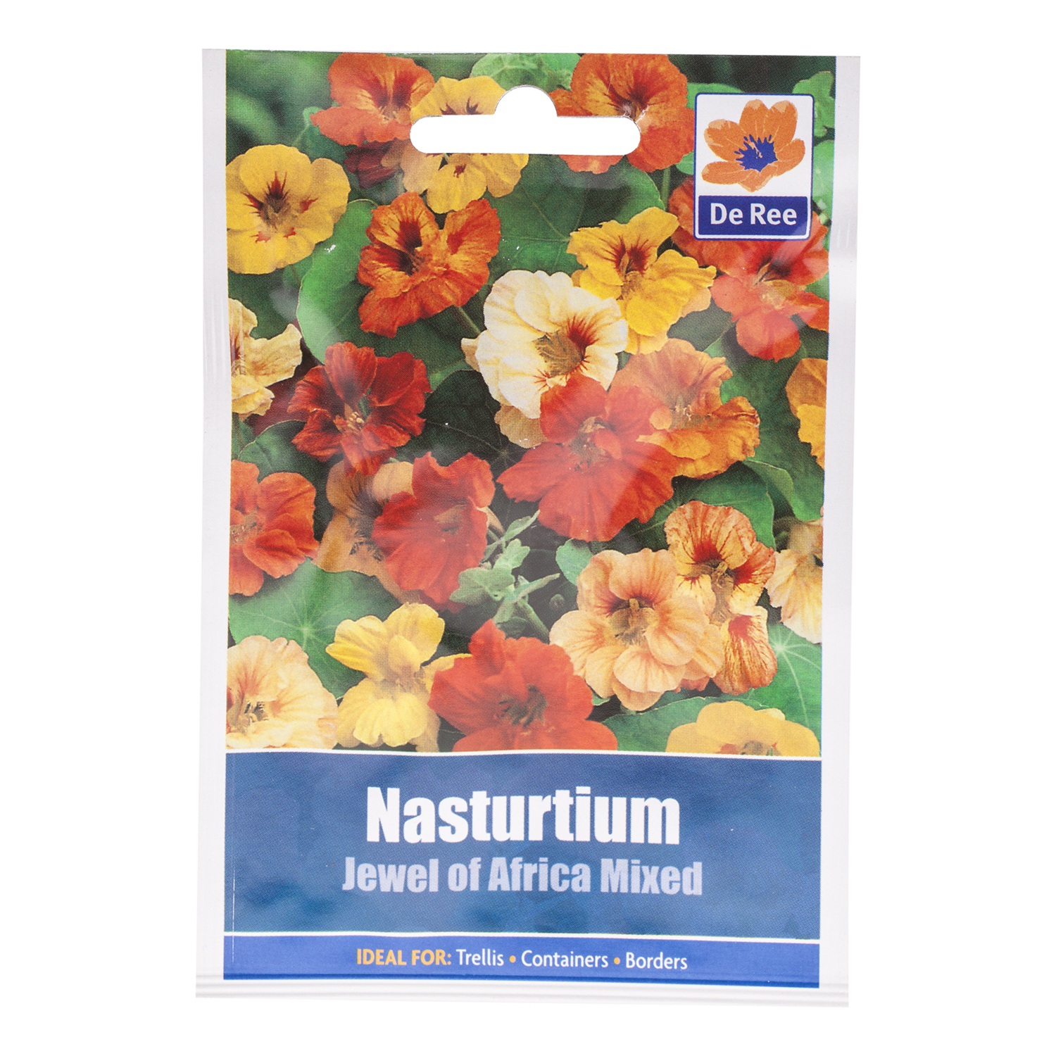 Nasturtium Jewel of Africa Mixed Seed Packet Image