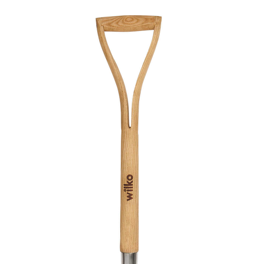 Wilko Wood Handle Stainless Steel Digging Fork Wilko