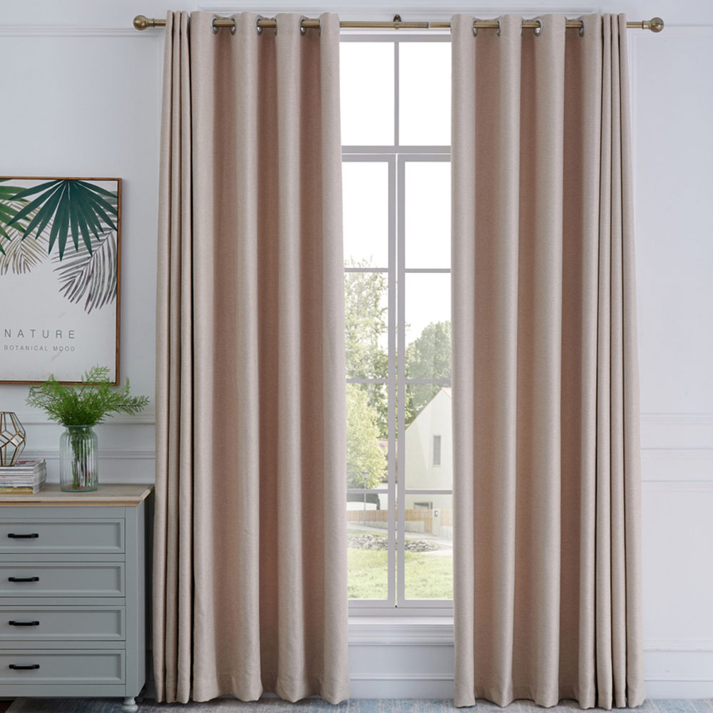Homemaker 110-300cm Extendable Brass Curtain Round Pole Image 6