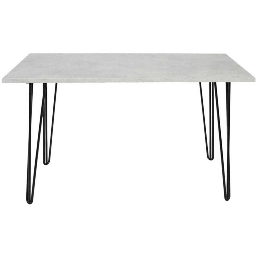 Kosy Koala 4 Seater Wood and Velvet Tufted Dining Set Grey Image 6