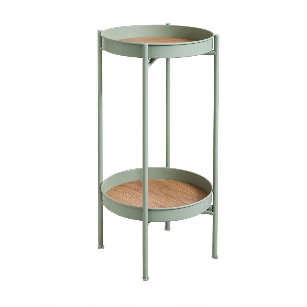 Noa and Nani Solna Single Shelf Green Small Side Table Image 2