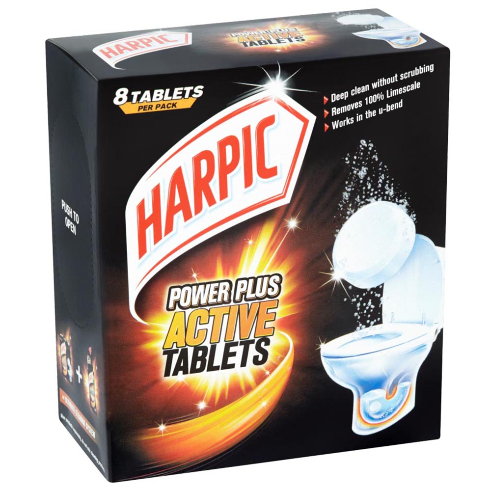 Harpic PowerPlus Active Toilet Cleaner Tablets 8 Pack Image 4
