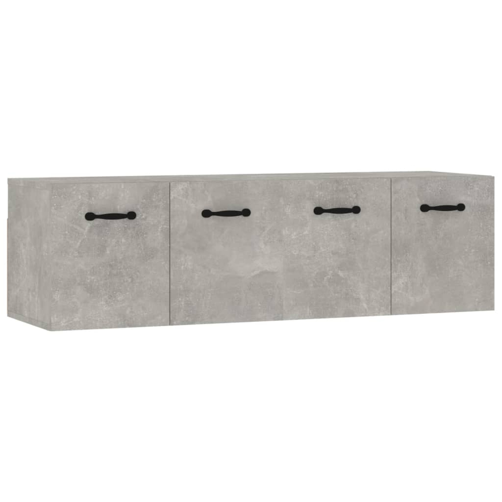 vidaXL Single Door Concrete Grey Wall Mounted Cabinet Set of 2 Image 2