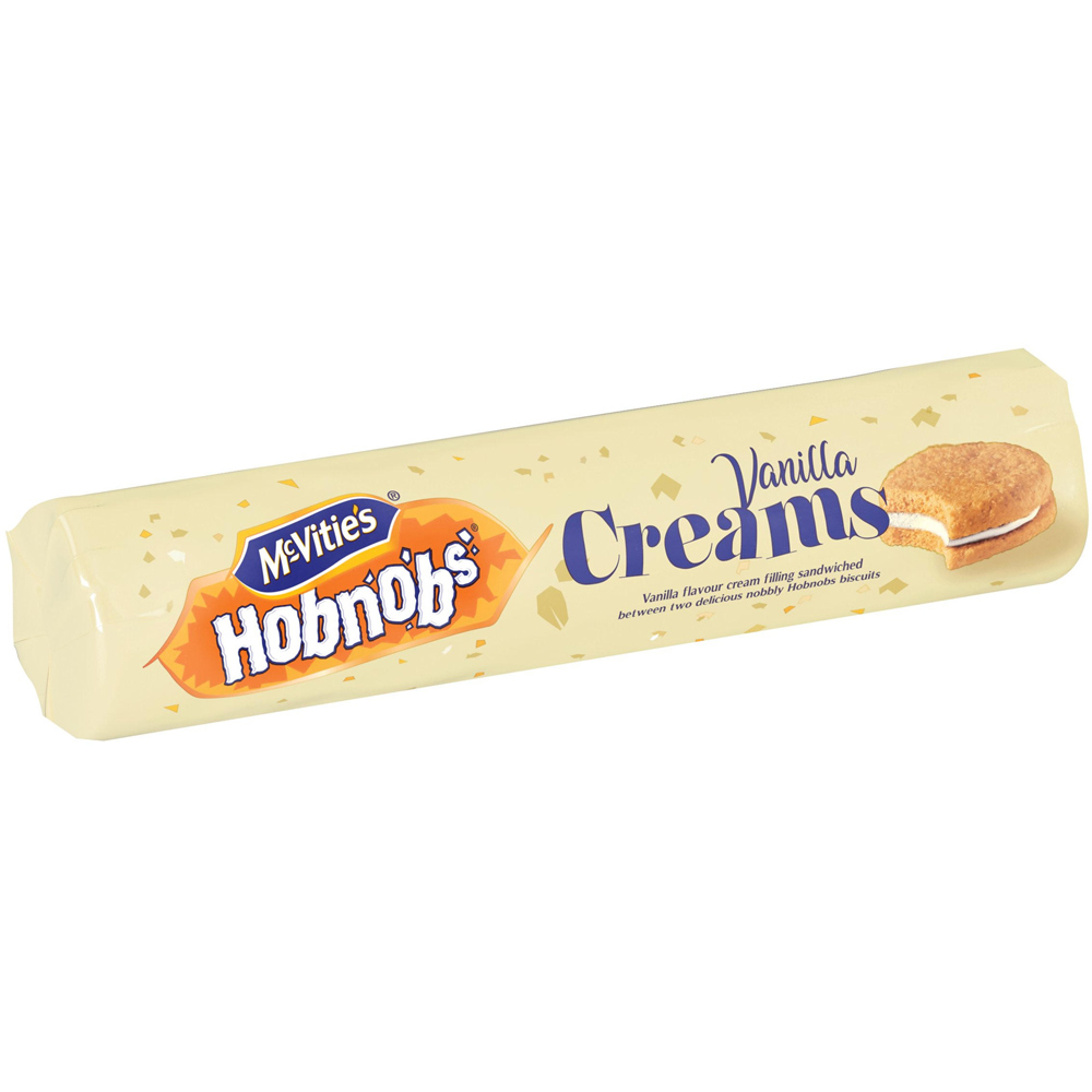 McVitie's Hobnobs Vanilla Cream Biscuits 160g Image