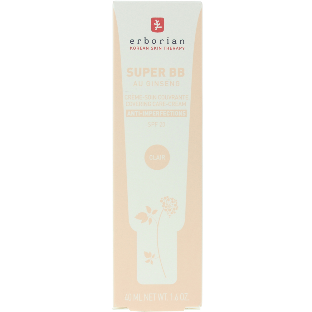 Erborian Super BB AU Ginseng Anti Imperfections Clair Covering Cream SPF20 40ml Image 3
