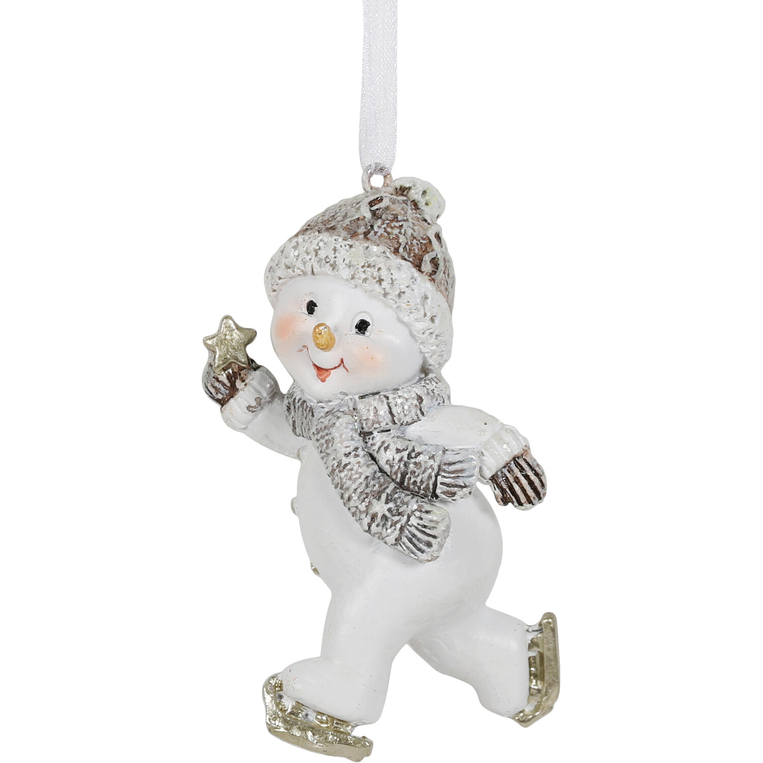 Happy Snowman Hanging Decoration Image 2