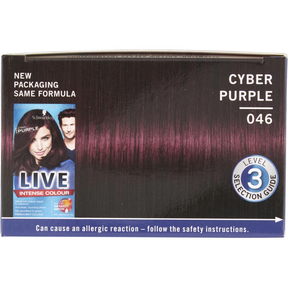 Schwarzkopf Live Intense Colour Cyber Purple 046 Image 3
