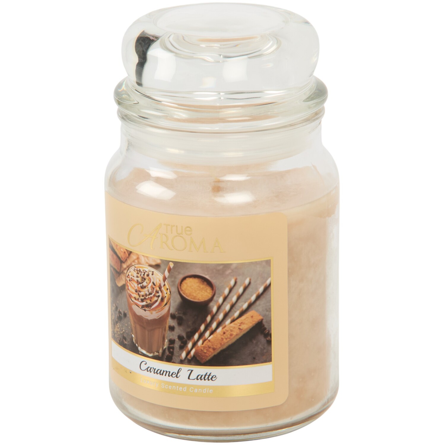 Caramel Latte Large Mason Jar Candle Image 2