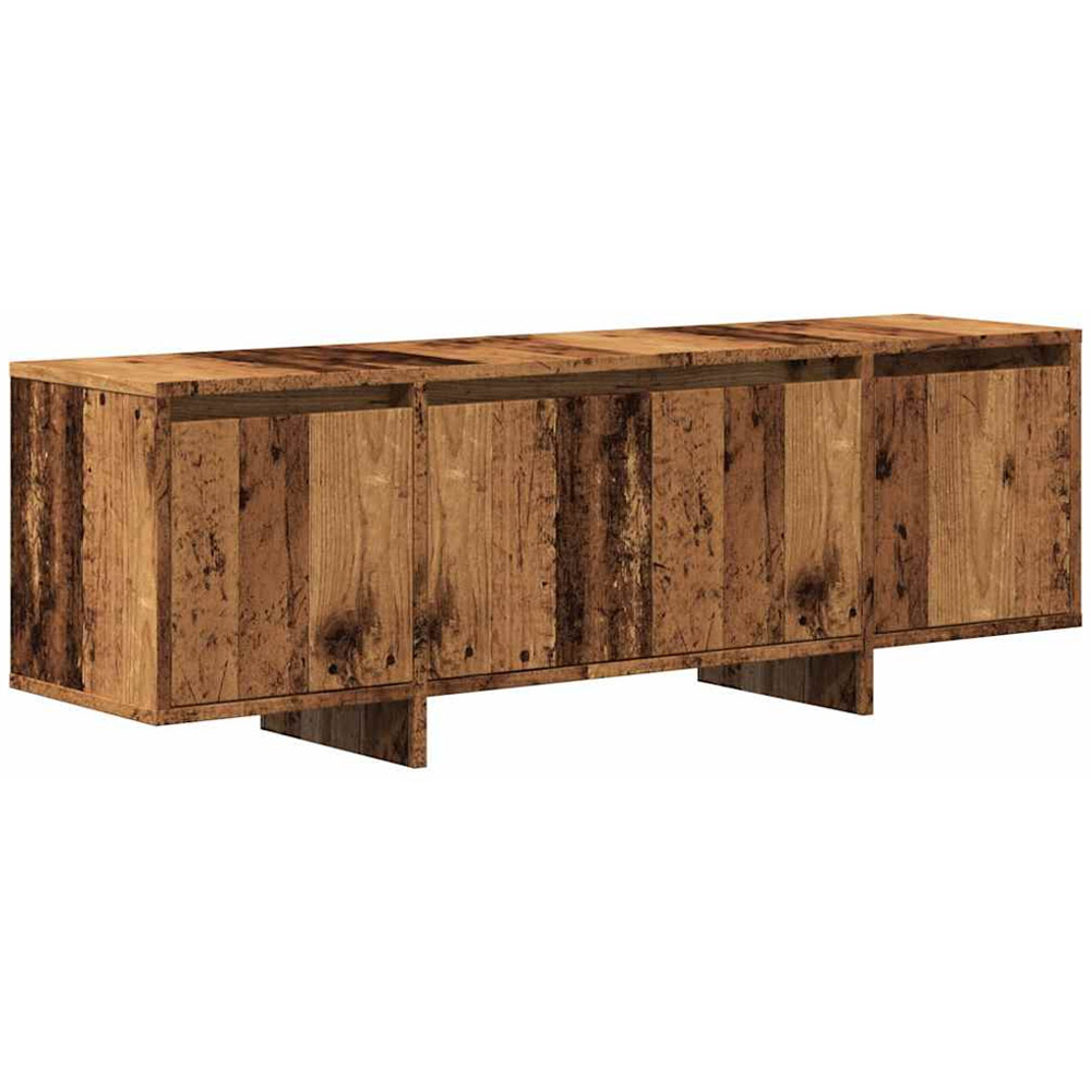 vidaXL 4 Door Old Wood TV Cabinet Image 2