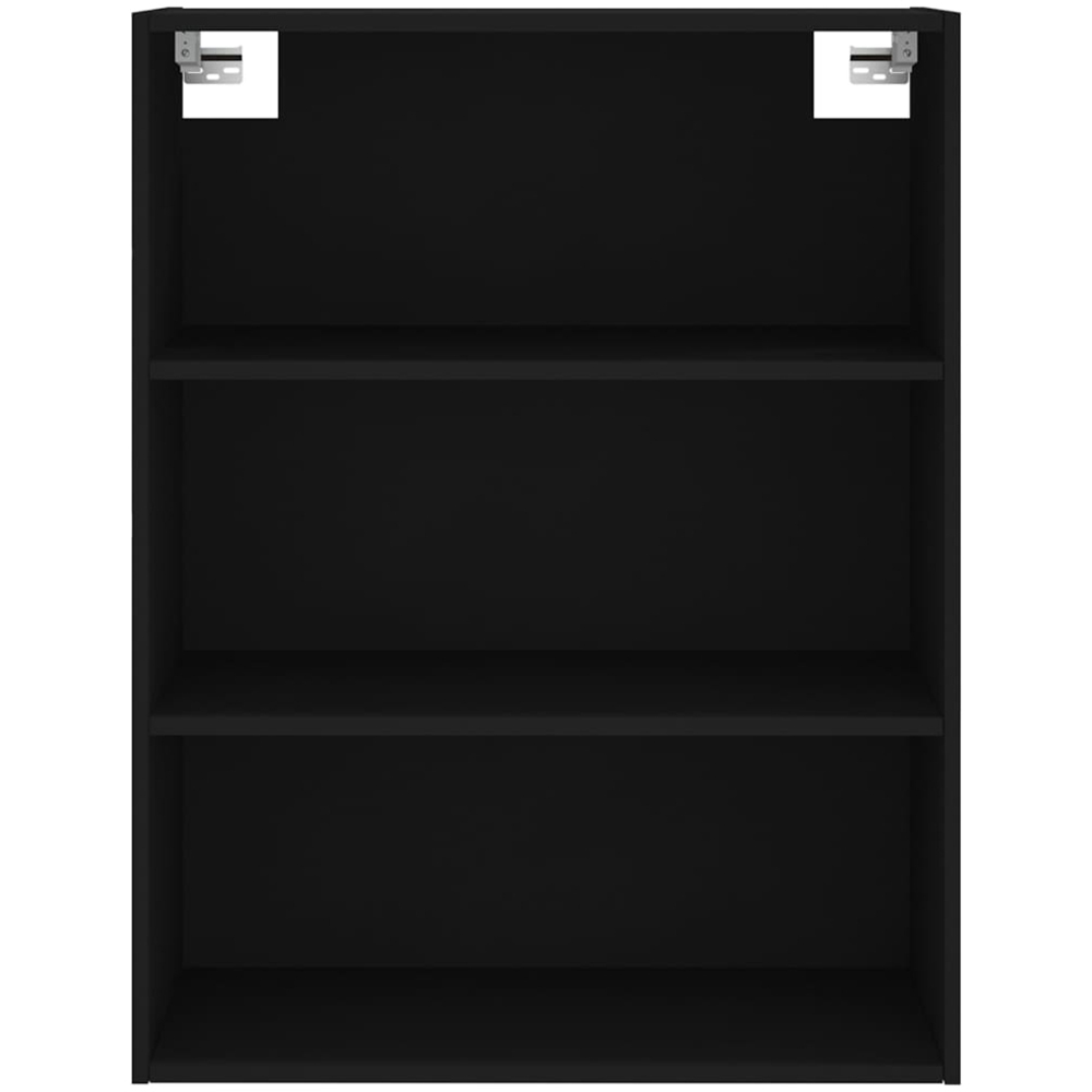 vidaXL Single Door 3 Drawer 3 Shelf Black Highboard Image 6