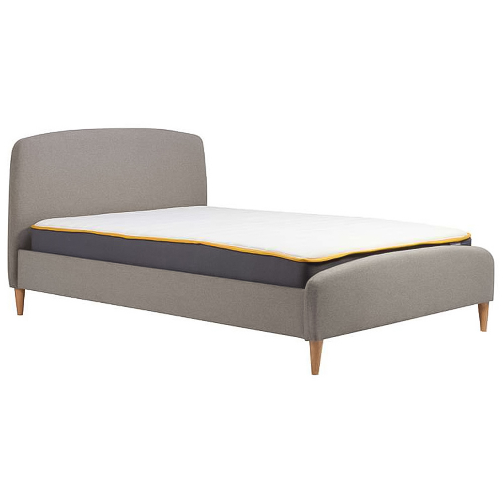 Quebec Small Double Grey Bed Image 6