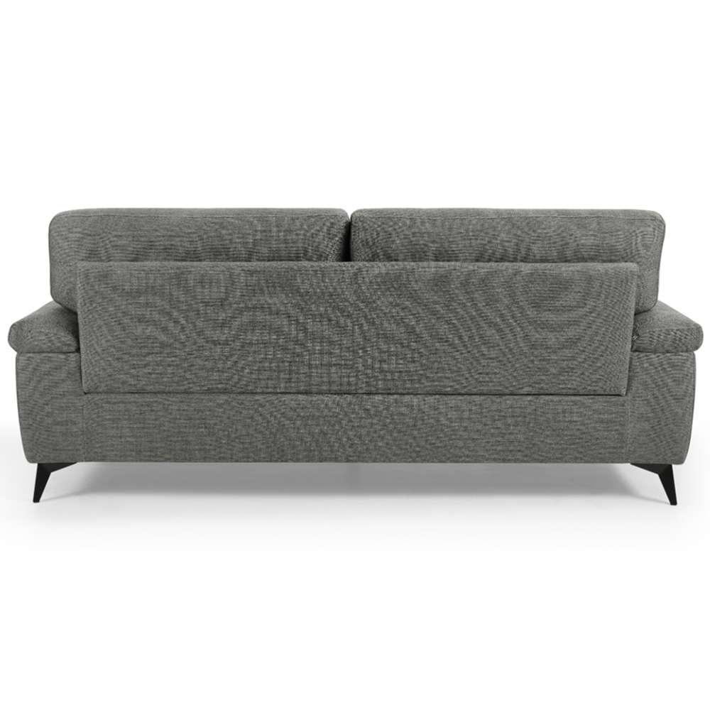 Home Detail Dylan 3 Seater Dark Grey Linen Sofa Image 5