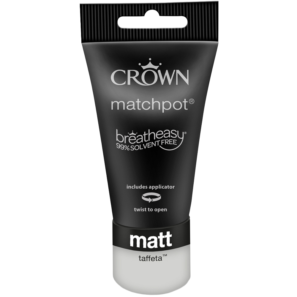 Crown Breatheasy Taffeta Matt Feature Wall Tester Pot 40ml Image