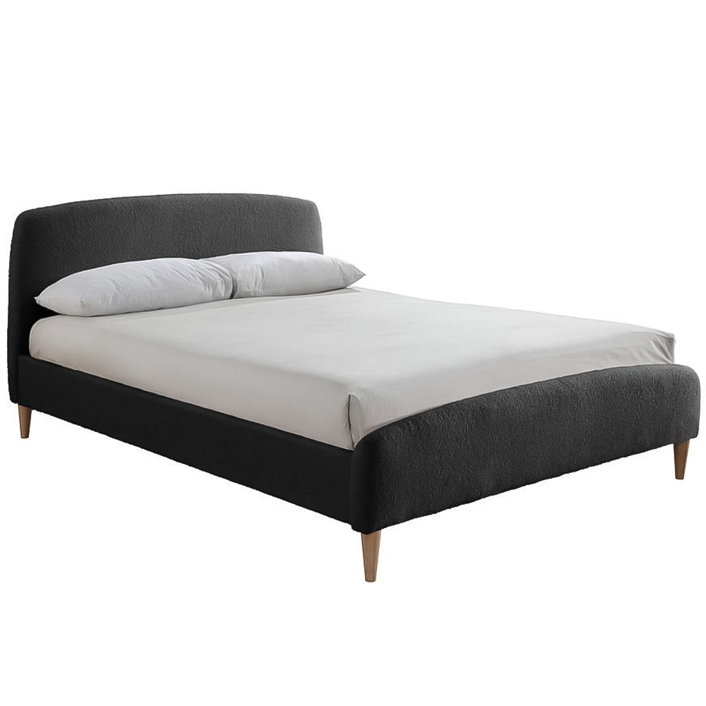Otley King Size Black Bed Image 4