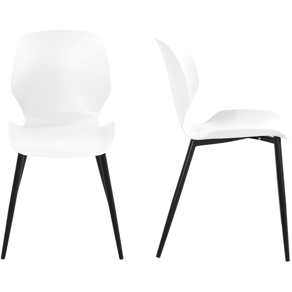 Core Products Aspen Carnaby 4 Seater Sintered Stone Plastic Round Dining Set White Image 4