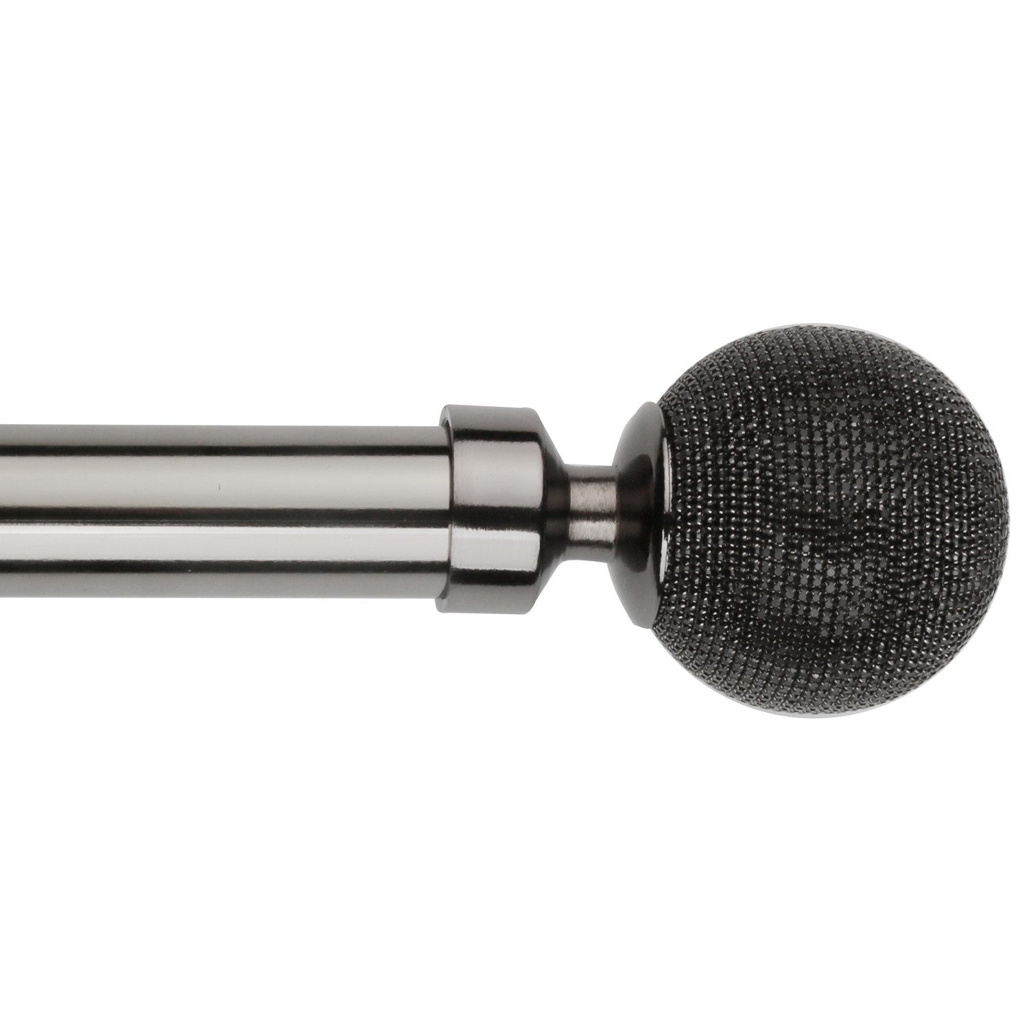Vogue 120 to 210cm Extendable Pewter Curtain Pole Image