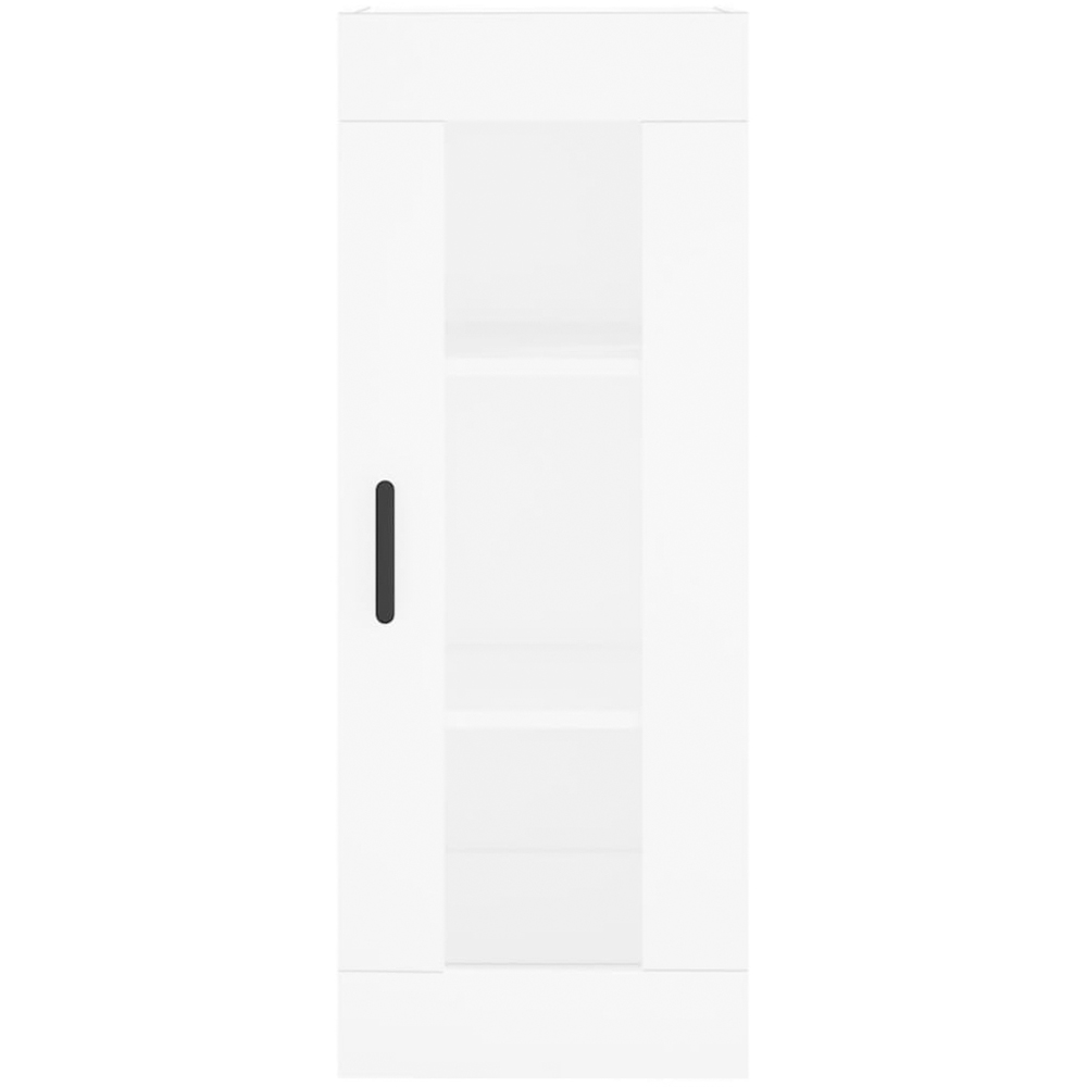 vidaXL Single Glass Door White Wall Mounted Cabinet Image 7