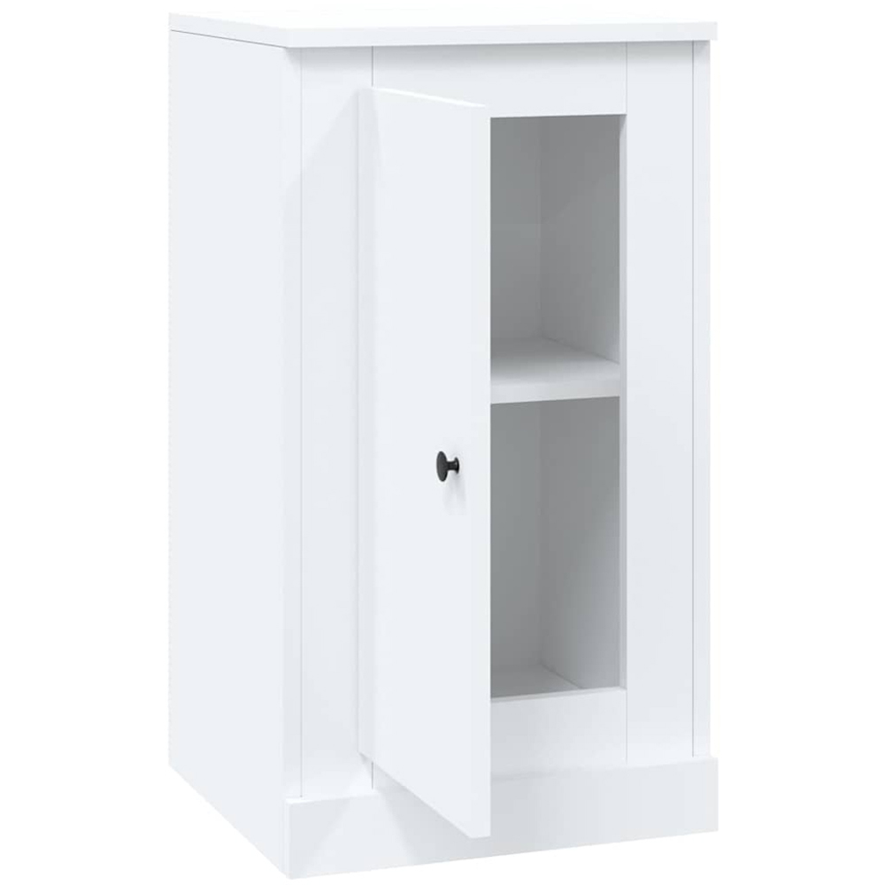 vidaXL Single Door White Sideboard Image 4