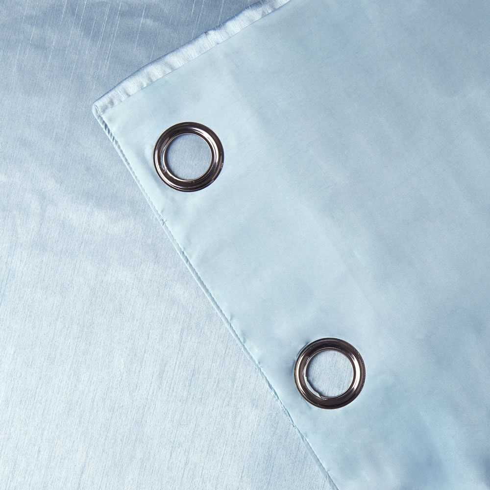 Wilko Duck Egg Faux Silk Curtains 167 W x 183cm D Wilko