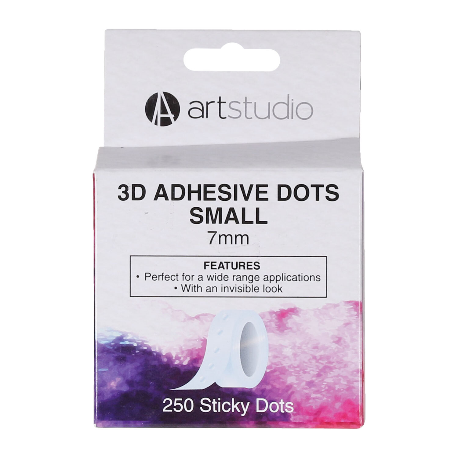 Pack of 250 Art Studio 3D Adhesive Dots - 7mm Image
